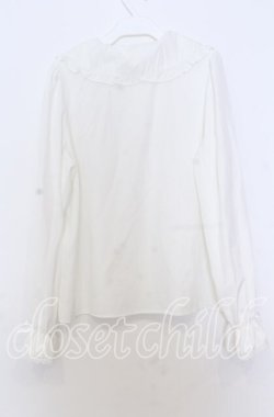 画像2: m petit by misako / AM マルエリフリルブラウス Ｌ シロ O-25-12-05-029-LO-BL-IG-OS