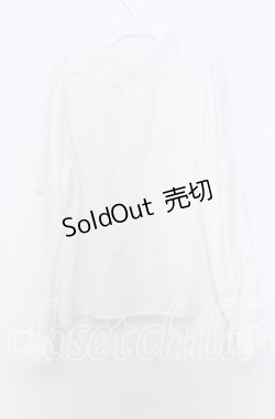 画像2: m petit by misako / AM マルエリフリルブラウス Ｌ シロ O-25-12-05-029-LO-BL-IG-OS