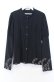 画像1: Kurumi Collaboration / KRデシンジゴスリブラウス Ｌ クロ O-25-12-05-030-LO-BL-IG-OS (1)