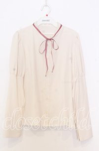 Kurumi Collaboration / KRデシンジゴスリブラウス Ｌ アイボリー O-25-12-05-031-LO-BL-IG-OS