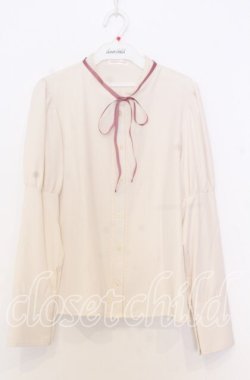 画像1: Kurumi Collaboration / KRデシンジゴスリブラウス Ｌ アイボリー O-25-12-05-031-LO-BL-IG-OS