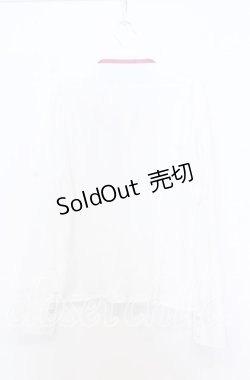 画像2: Kurumi Collaboration / KRデシンジゴスリブラウス Ｍ シロ O-25-12-05-032-LO-BL-IG-OS