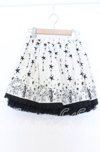 PEACE NOW / スターモンスタープリントスカート M アイボリー O-25-12-05-035-PU-SK-IG-OS