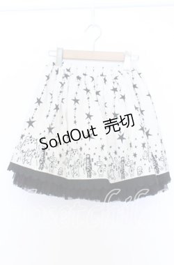 画像1: PEACE NOW / スターモンスタープリントスカート M アイボリー O-25-12-05-035-PU-SK-IG-OS