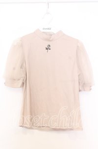 EATME / シースルースリーブTOP  ベージュ O-25-12-05-040-LO-TO-IG-OS