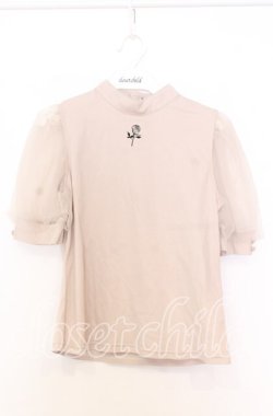 画像1: EATME / シースルースリーブTOP  ベージュ O-25-12-05-040-LO-TO-IG-OS