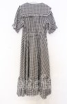 画像3: m petit by misako / TT*Mギンガムチェック半袖ワンピース Ｓ クロ×シロ O-25-12-05-041-LO-OP-IG-ZT518 (3)