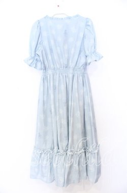 画像3: m petit by misako / NINA'S 花柄スクエアネックワンピース Ｓ サックス O-25-12-05-042-LO-OP-IG-OS