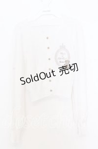 Amavel / Nounours Chocolatoryカーディガン  シロ O-25-12-05-044-CA-TO-IG-OS