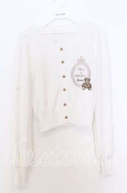 画像1: Amavel / Nounours Chocolatoryカーディガン  シロ O-25-12-05-044-CA-TO-IG-OS