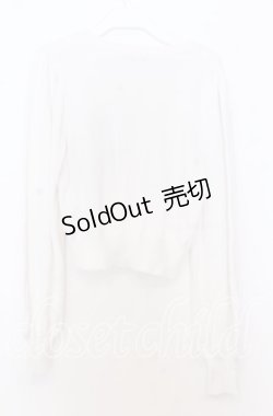 画像3: Amavel / Nounours Chocolatoryカーディガン  シロ O-25-12-05-044-CA-TO-IG-OS