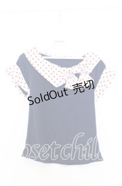 画像1: Angelic Pretty / Milkshakeカットソー  ネイビー×シロ O-25-12-05-045-AP-TO-IG-OS