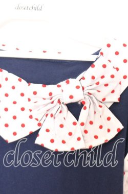 画像2: Angelic Pretty / Milkshakeカットソー  ネイビー×シロ O-25-12-05-045-AP-TO-IG-OS