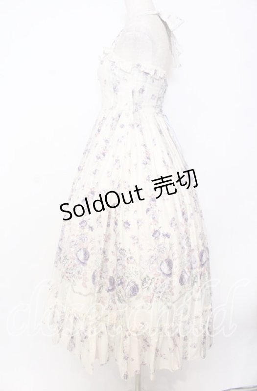 画像3: Victorian maiden / ローズガーデンロングドレス  ムーンライトブルー O-25-12-05-004-CL-OP-OW-OS (3)