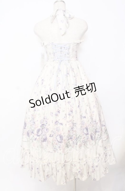 画像4: Victorian maiden / ローズガーデンロングドレス  ムーンライトブルー O-25-12-05-004-CL-OP-OW-OS (4)