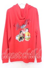 画像3: NieR CLOTHING /ACK ZIP PARKA【ハローキティ×NIER CHARACTERS】 パーカー 2XL レッド O-25-12-05-050-PU-TO-YM-ZT069 (3)