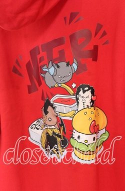 画像4: NieR Clothing /ACK ZIP PARKA【ハローキティ×NIER CHARACTERS】 パーカー 2XL レッド O-25-12-05-050-PU-TO-YM-OS
