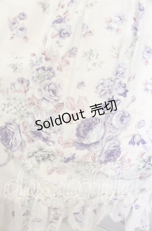 画像5: Victorian maiden / ローズガーデンロングドレス  ムーンライトブルー O-25-12-05-004-CL-OP-OW-OS (5)