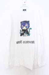 NieR Clothing / シエルプリントBIGカットソー XL ホワイト O-25-12-05-053-PU-TS-YM-ZT1211F