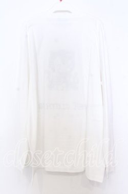 画像3: NieR Clothing / シエルプリントBIGカットソー XL ホワイト O-25-12-05-053-PU-TS-YM-OS