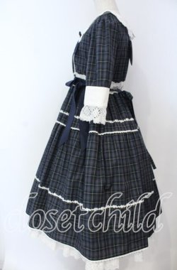 画像3: BABY,THE STARS SHINE BRIGHT / タータンチェックシャーメインワンピース  グリーン O-25-12-05-1003-BA-OP-IG-OS