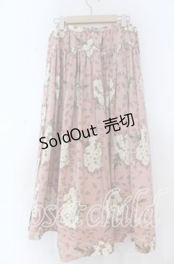 画像2: PINK HOUSE / フラワーウエストリボンスカート  ピンク O-25-12-05-1044-LO-SK-IG-OS