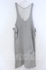 PINK HOUSE / ギンガムロゴ使いワンピース  グレー O-25-12-05-1048-LO-OP-OW-OS