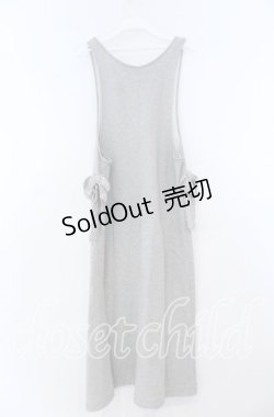 画像3: PINK HOUSE / ギンガムロゴ使いワンピース  グレー O-25-12-05-1048-LO-OP-OW-OS