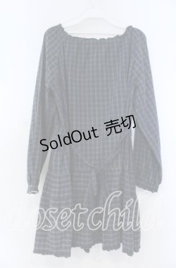 画像3: PINK HOUSE / ピコフリル使いチェックシャツワンピース  グリーン O-25-12-05-1049-LO-OP-OW-OS