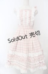 Chalmiere / タータンチェックジャンスカ  ピンク O-25-12-05-1004-LO-OP-IG-OS