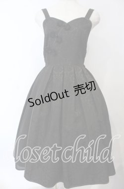 画像1: axes femme Kawaii / シノワズリジャンパースカート M クロ O-25-12-05-1005-AX-OP-OW-OS