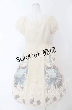 画像3: Emily Temple cute / ワンダーランドプリントワンピース  アイボリー O-25-12-05-1008-ET-OP-OW-OS