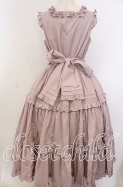 画像3: Chalmiere / フリルロングジャンスカ  ピンク O-25-12-05-1001-LO-OP-IG-OS