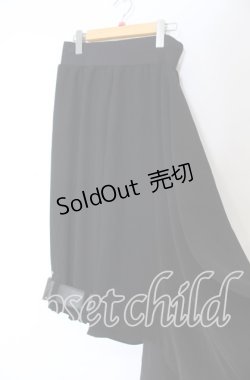 画像2: Na+H / subアシンメトリーパンツ  ブラック O-25-12-05-1012-PU-PA-OW-OS