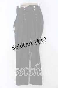 第二城堡Castle Too / Fantasylandパンツ M クロ O-25-12-05-1014-LO-PA-OW-OS