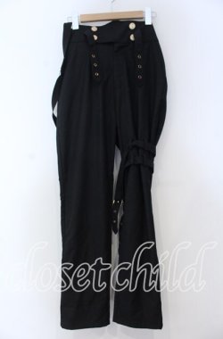 画像1: 第二城堡Castle Too / Fantasylandパンツ M クロ O-25-12-05-1014-LO-PA-OW-OS