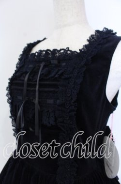 画像2: BABY,THE STARS SHINE BRIGHT / 別珍レースフリルジャンパースカート(2025)  ネイビー O-25-12-05-1002-BA-OP-IG-OS