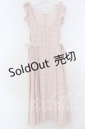 Secret Honey / サイドスピンドルチェックジャンパースカート  ピンク O-25-12-05-1018-CA-OP-OW-ZT523