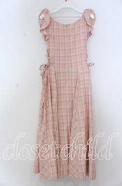 画像2: Secret Honey / サイドスピンドルチェックジャンパースカート  ピンク O-25-12-05-1018-CA-OP-OW-OS