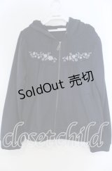 axes femme / 刺繍入りパーカー M ネイビー O-25-12-05-1025-AX-TO-OW-OS