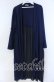画像1: axes femme / ＵＶカットバックプリーツカーディガン M ネイビー O-25-12-05-1027-AX-TO-OW-OS (1)
