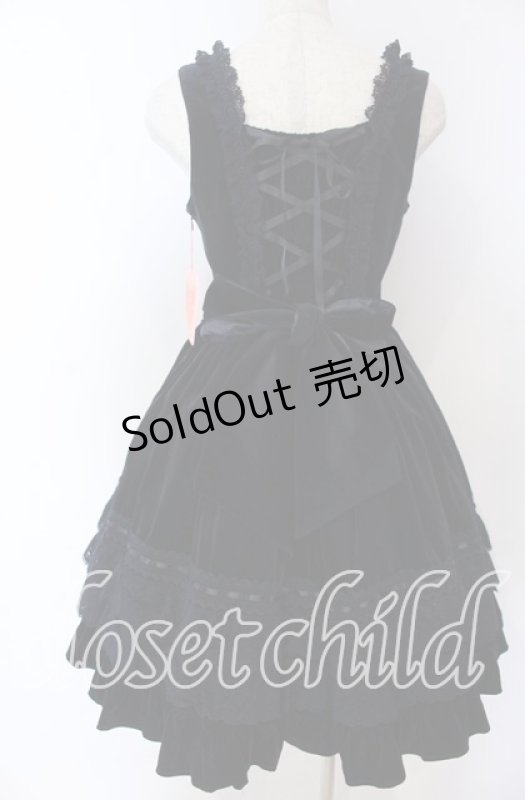 画像4: BABY,THE STARS SHINE BRIGHT / 別珍レースフリルジャンパースカート(2025)  ネイビー O-25-12-05-1002-BA-OP-IG-OS (4)