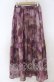 画像2: axes femme / マーブルプリントスカート F パープル系 O-25-12-05-1034-AX-SK-OW-OS (2)