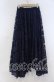 画像2: axes femme / レースサーキュラースカート F ネイビー O-25-12-05-1035-AX-SK-OW-OS (2)