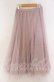 画像2: axes femme / ロングチュールスカート M ピンク O-25-12-05-1036-AX-SK-OW-OS (2)