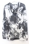 画像3: NieR CLOTHING / モノトーン総柄パーカー  ホワイトｘグレー O-25-12-05-054-PU-TO-YM-ZT040 (3)