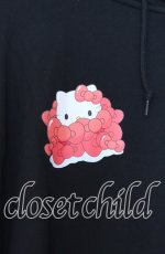 画像2: NieR CLOTHING /ACK ZIP PARKA【ハローキティ×NIER CHARACTERS】 パーカー  ブラック O-25-12-05-055-PU-TO-YM-ZT078 (2)