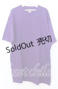 NieR Clothing / ペンタゴンプリントBIG Tシャツ  パープル O-25-12-05-058-PU-TS-YM-ZT040