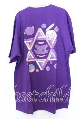 画像2: NieR Clothing / ペンタゴンプリントBIG Tシャツ  パープル O-25-12-05-058-PU-TS-YM-OS