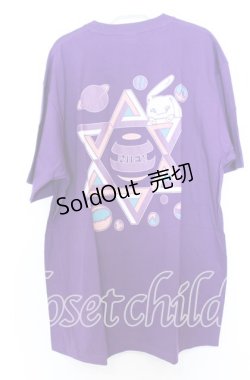 画像2: NieR CLOTHING / ペンタゴンプリントBIG Tシャツ  パープル O-25-12-05-058-PU-TS-YM-ZT040